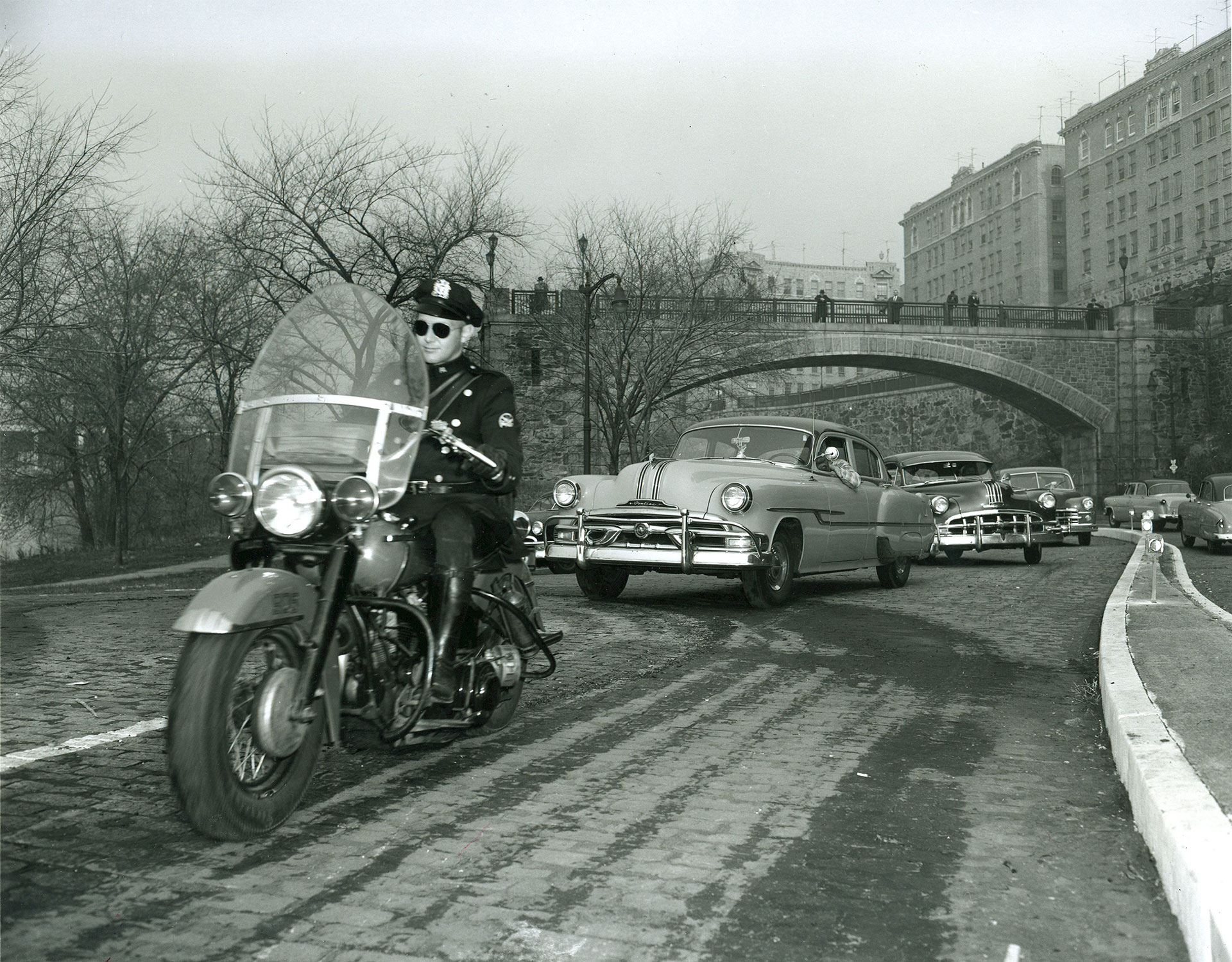 PAPD Motorcycle Officer from the 1940s
